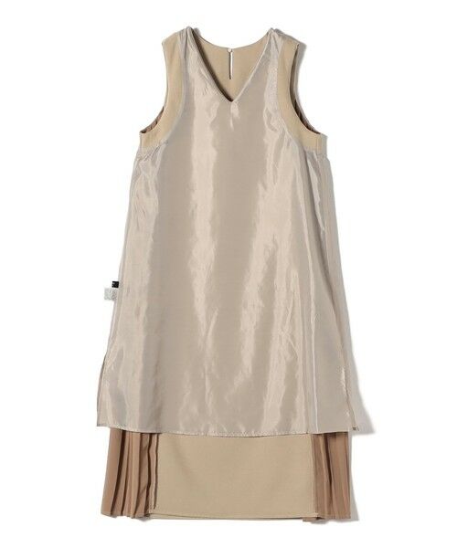 SHIPS / シップス ロング・マキシ丈ワンピース | SHIPS Colors:〈手洗い可能〉プリーツ コンビ ジャンパー ワンピース | 詳細12