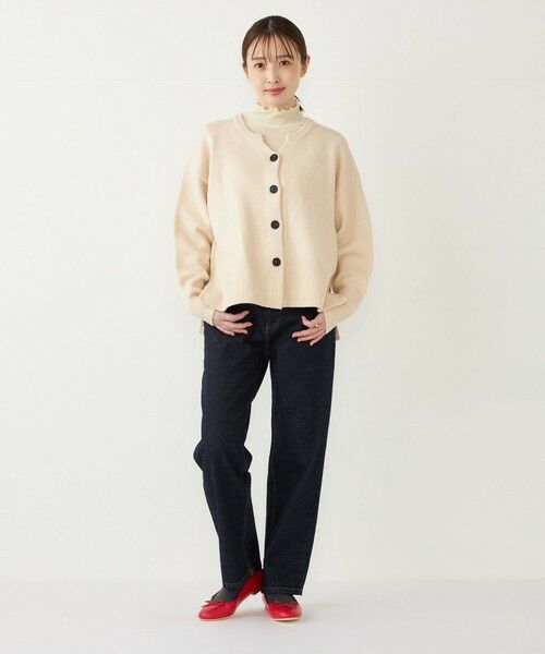 SHIPS / シップス カーディガン・ボレロ | SHIPS Colors:〈手洗い可能〉フラッフィー キーネック カーディガン 2 | 詳細3