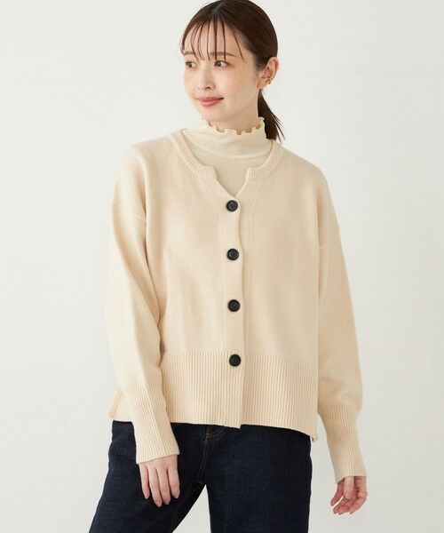 SHIPS / シップス カーディガン・ボレロ | SHIPS Colors:〈手洗い可能〉フラッフィー キーネック カーディガン 2 | 詳細5