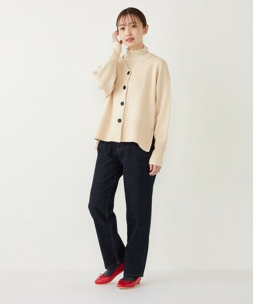 SHIPS / シップス カーディガン・ボレロ | SHIPS Colors:〈手洗い可能〉フラッフィー キーネック カーディガン 2 | 詳細8