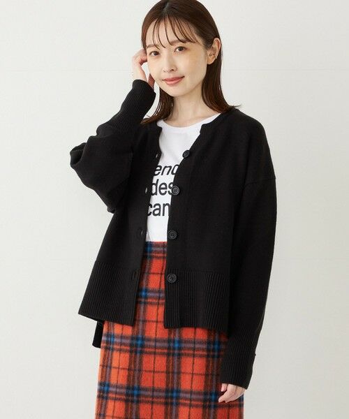 SHIPS / シップス カーディガン・ボレロ | SHIPS Colors:〈手洗い可能〉フラッフィー キーネック カーディガン 2 | 詳細14