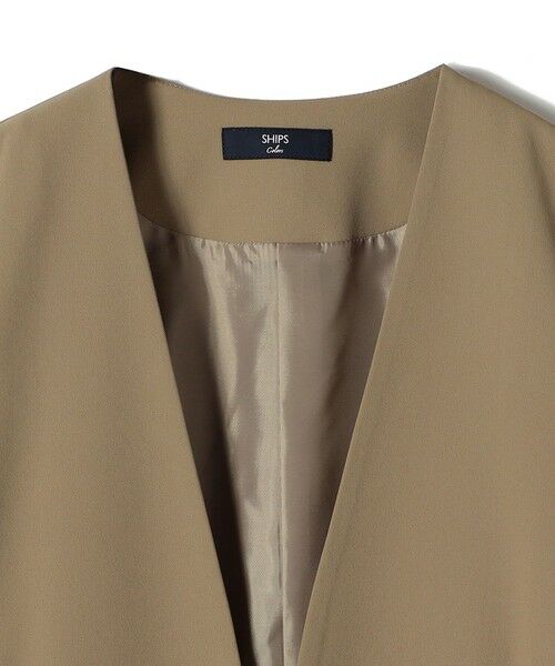 SHIPS / シップス ノーカラージャケット | 《予約》SHIPS Colors:〈手洗い可能〉2WAYストレッチ Vカラー ジャケット◆ | 詳細5