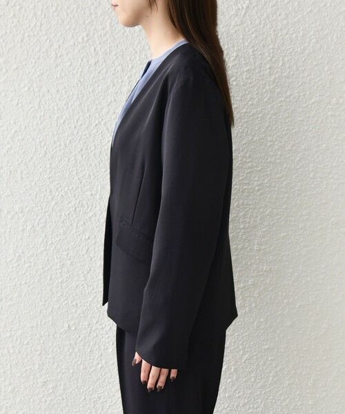 SHIPS / シップス ノーカラージャケット | 《予約》SHIPS Colors:〈手洗い可能〉2WAYストレッチ Vカラー ジャケット◆ | 詳細23