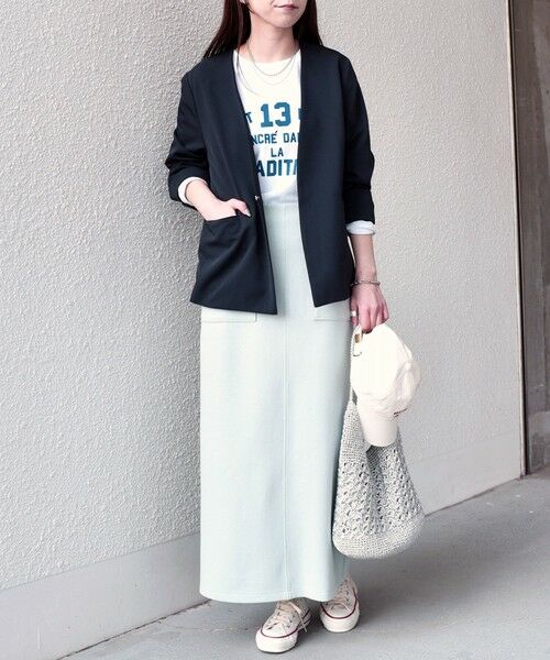 SHIPS / シップス ノーカラージャケット | SHIPS Colors:〈手洗い可能〉2WAY ストレッチ Vカラー ジャケット（セットアップ対応可能）◇ | 詳細27