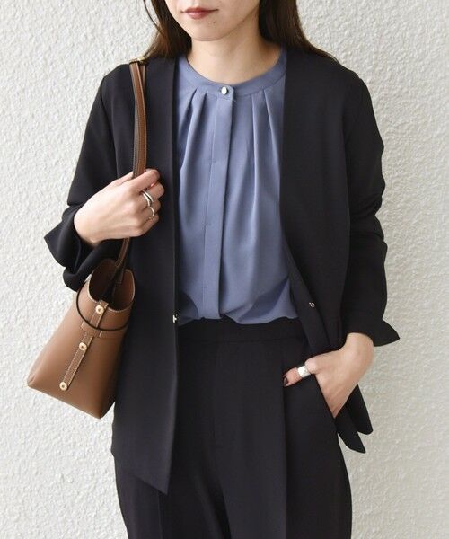 SHIPS / シップス ノーカラージャケット | 《予約》SHIPS Colors:〈手洗い可能〉2WAYストレッチ Vカラー ジャケット◆ | 詳細27