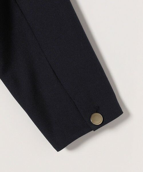SHIPS / シップス ノーカラージャケット | 《予約》SHIPS Colors:〈手洗い可能〉ポリエステル/リネン スラブ ノーカラージャケット◆ | 詳細18