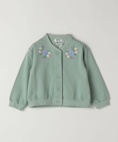 SHIPS / シップス カーディガン・ボレロ | 《予約》SHIPS Colors:80〜130cm / 〈洗濯機可能〉フラワー 刺繍 カーディガン◆