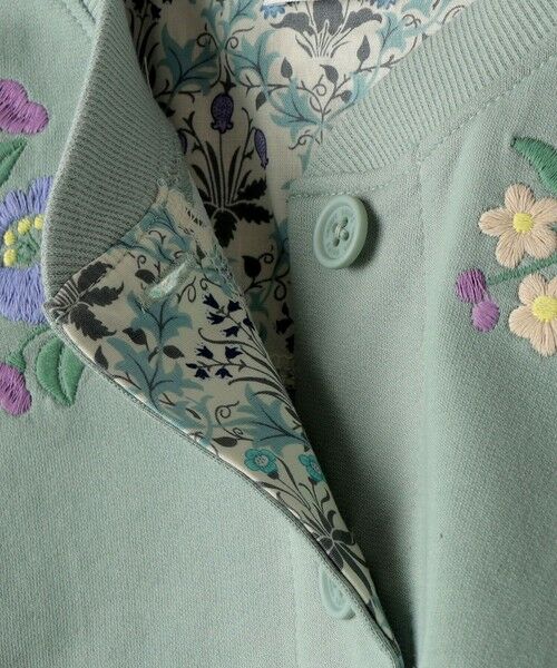 SHIPS / シップス カーディガン・ボレロ | 《予約》SHIPS Colors:80〜130cm / 〈洗濯機可能〉フラワー 刺繍 カーディガン◆ | 詳細4