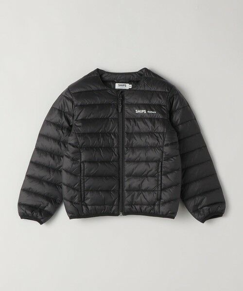 SHIPS / シップス ダウンジャケット・ベスト | SHIPS Colors:90〜140cm /〈洗濯機可能〉パディング ライト ジャケット（ブラック）