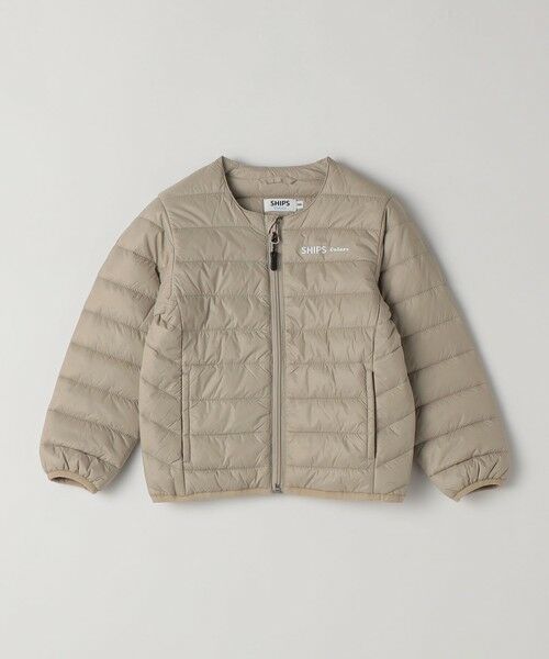 SHIPS / シップス ダウンジャケット・ベスト | SHIPS Colors:90〜140cm /〈洗濯機可能〉パディング ライト ジャケット（ベージュ）