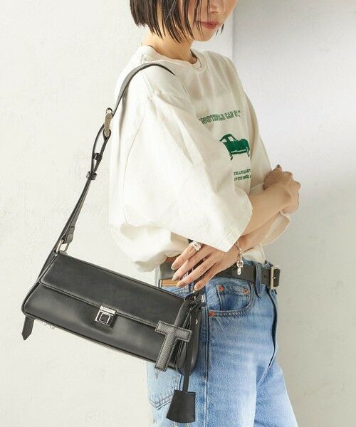 SHIPS / シップス ショルダーバッグ | 《予約》George Cinq:CYLINDER BAG（ブラック）