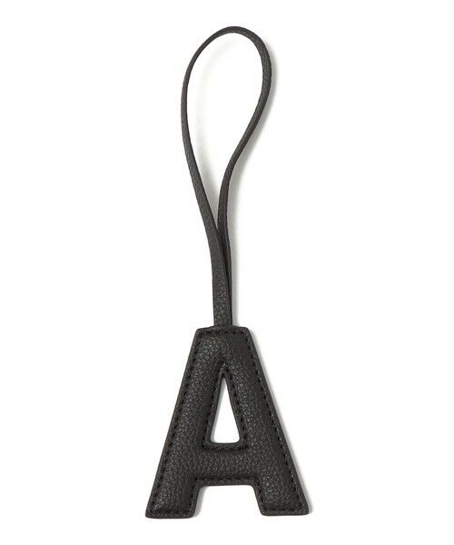 SHIPS / シップス キーホルダー・ストラップ | 《予約》George Cinq:イニシャル チャーム（ブラック） | 詳細7