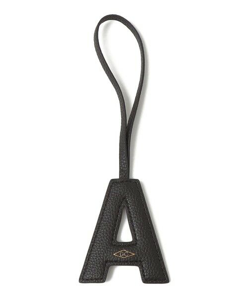 SHIPS / シップス キーホルダー・ストラップ | 《予約》George Cinq:イニシャル チャーム（ブラック） | 詳細8