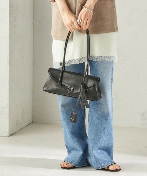 SHIPS / シップス キーホルダー・ストラップ | 《予約》George Cinq:イニシャル チャーム（ブラック） | 詳細5