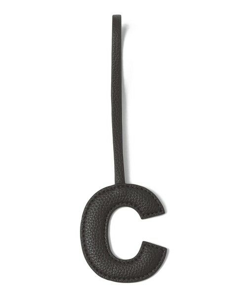 SHIPS / シップス キーホルダー・ストラップ | 《予約》George Cinq:イニシャル チャーム（ブラック） | 詳細13