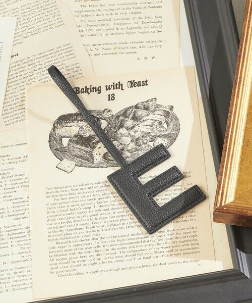 SHIPS / シップス キーホルダー・ストラップ | 《予約》George Cinq:イニシャル チャーム（ブラック） | 詳細14