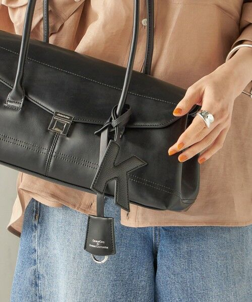 SHIPS / シップス キーホルダー・ストラップ | 《予約》George Cinq:イニシャル チャーム（ブラック） | 詳細20