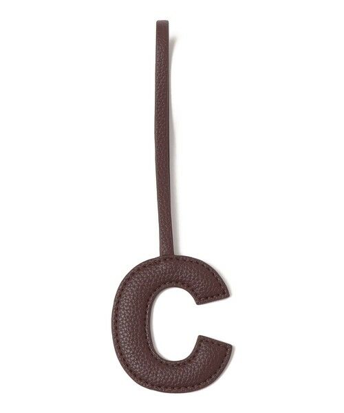 SHIPS / シップス キーホルダー・ストラップ | 《予約》George Cinq:イニシャル チャーム（ブラウン） | 詳細4