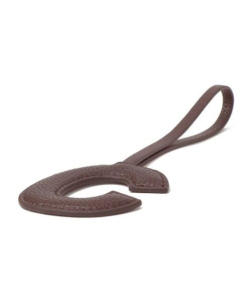 SHIPS / シップス キーホルダー・ストラップ | 《予約》George Cinq:イニシャル チャーム（ブラウン） | 詳細6