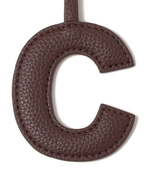 SHIPS / シップス キーホルダー・ストラップ | 《予約》George Cinq:イニシャル チャーム（ブラウン） | 詳細8