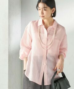 SHIPS / シップス シャツ・ブラウス | 《予約》〈手洗い可能〉IMPERIAL LINEN 混 オーバー サイズ シャツ