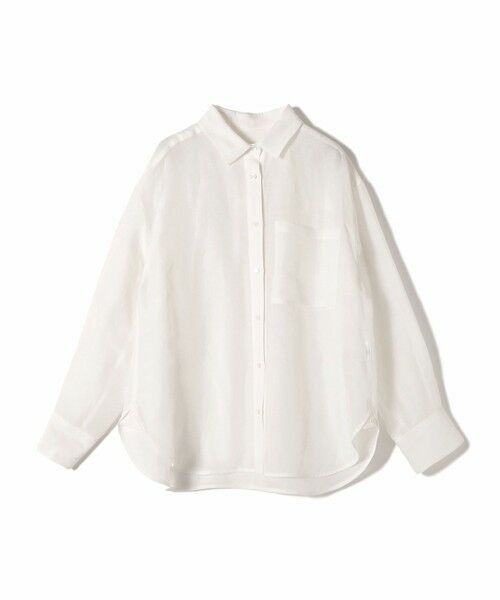 SHIPS / シップス シャツ・ブラウス | 《一部追加予約》〈手洗い可能〉IMPERIAL LINEN 混 オーバー サイズ シャツ | 詳細18