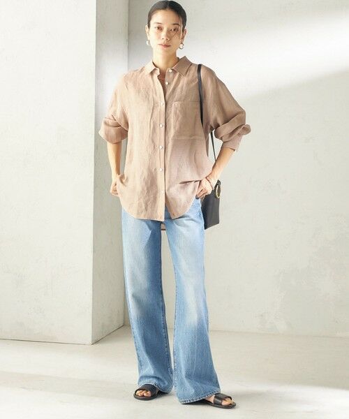 SHIPS / シップス シャツ・ブラウス | 《予約》〈手洗い可能〉IMPERIAL LINEN 混 オーバー サイズ シャツ | 詳細17