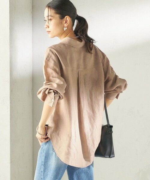 SHIPS / シップス シャツ・ブラウス | 《予約》〈手洗い可能〉IMPERIAL LINEN 混 オーバー サイズ シャツ | 詳細21