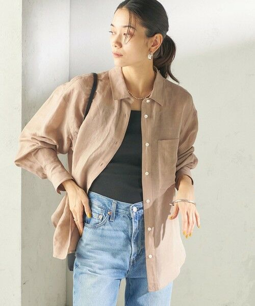 SHIPS / シップス シャツ・ブラウス | 《予約》〈手洗い可能〉IMPERIAL LINEN 混 オーバー サイズ シャツ | 詳細23
