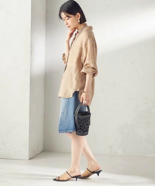 SHIPS / シップス シャツ・ブラウス | 《予約》〈手洗い可能〉IMPERIAL LINEN 混 オーバー サイズ シャツ | 詳細25