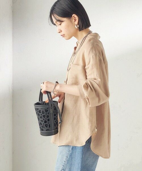 SHIPS / シップス シャツ・ブラウス | 《予約》〈手洗い可能〉IMPERIAL LINEN 混 オーバー サイズ シャツ | 詳細27