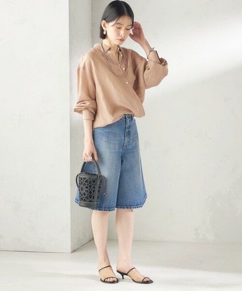 SHIPS / シップス シャツ・ブラウス | 《予約》〈手洗い可能〉IMPERIAL LINEN 混 オーバー サイズ シャツ | 詳細29