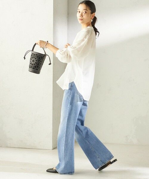 SHIPS / シップス シャツ・ブラウス | 《予約》〈手洗い可能〉IMPERIAL LINEN 混 バンドカラー スキッパー シャツ | 詳細11