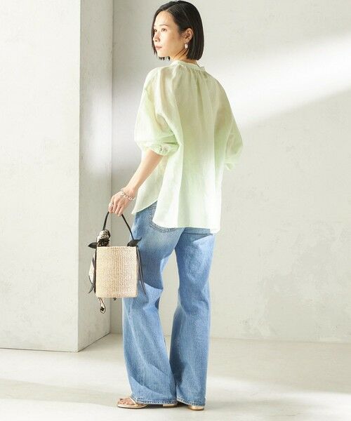 SHIPS / シップス シャツ・ブラウス | 《予約》〈手洗い可能〉IMPERIAL LINEN 混 バンドカラー スキッパー シャツ | 詳細27