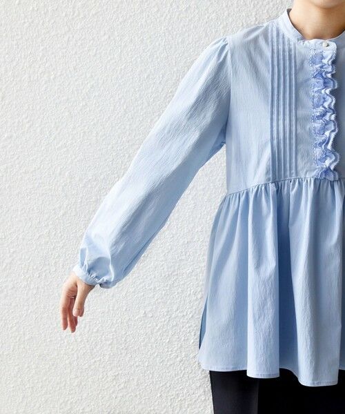 SHIPS / シップス シャツ・ブラウス | 《予約》【WEB限定】〈手洗い可能〉フリル 刺繍 ペプラム ブラウス | 詳細26