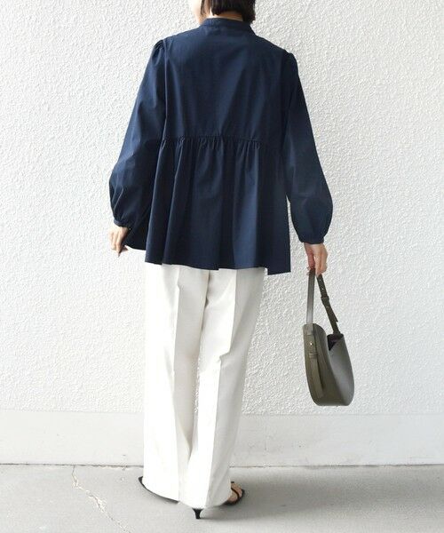 SHIPS / シップス シャツ・ブラウス | 《予約》【WEB限定】〈手洗い可能〉フリル 刺繍 ペプラム ブラウス | 詳細29