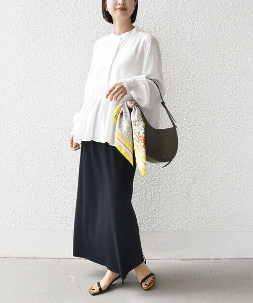 SHIPS / シップス シャツ・ブラウス | 《予約》【WEB限定】〈手洗い可能〉ドット 花柄 袖 シャーリング ブラウス | 詳細2