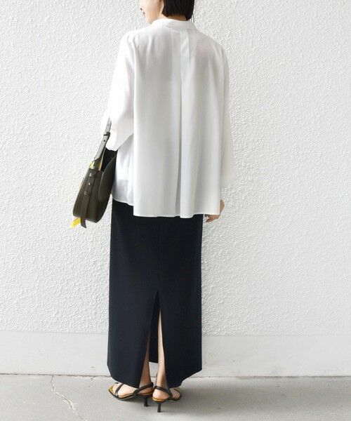 SHIPS / シップス シャツ・ブラウス | 《予約》【WEB限定】〈手洗い可能〉ドット 花柄 袖 シャーリング ブラウス | 詳細3