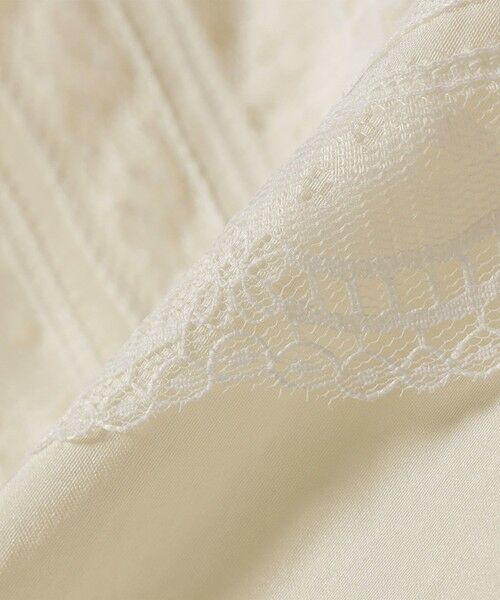 SHIPS / シップス キャミソール・チューブトップ | 《予約》〈洗濯機可能〉ダル サテン レース スリット キャミソール | 詳細13