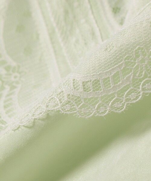 SHIPS / シップス キャミソール・チューブトップ | 《予約》〈洗濯機可能〉ダル サテン レース スリット キャミソール | 詳細26