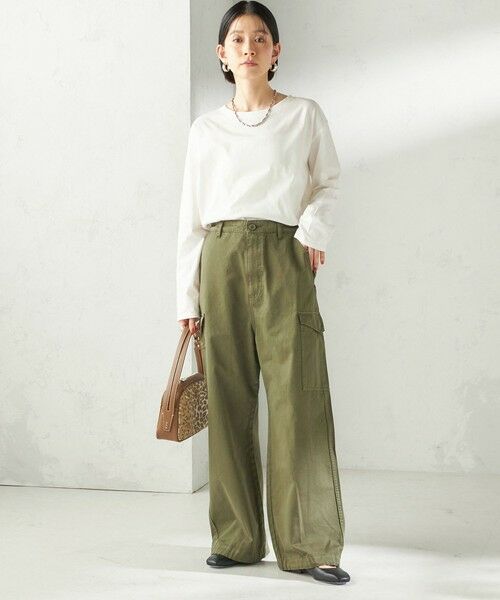 SHIPS / シップス Tシャツ | 《予約》〈洗濯機可能〉オーガニックコットン ロング スリーブ TEE | 詳細1