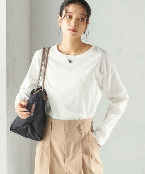 SHIPS / シップス Tシャツ | 《予約》〈洗濯機可能〉オーガニックコットン ロング スリーブ TEE | 詳細12