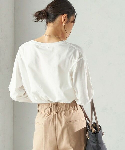 SHIPS / シップス Tシャツ | 《予約》〈洗濯機可能〉オーガニックコットン ロング スリーブ TEE | 詳細14