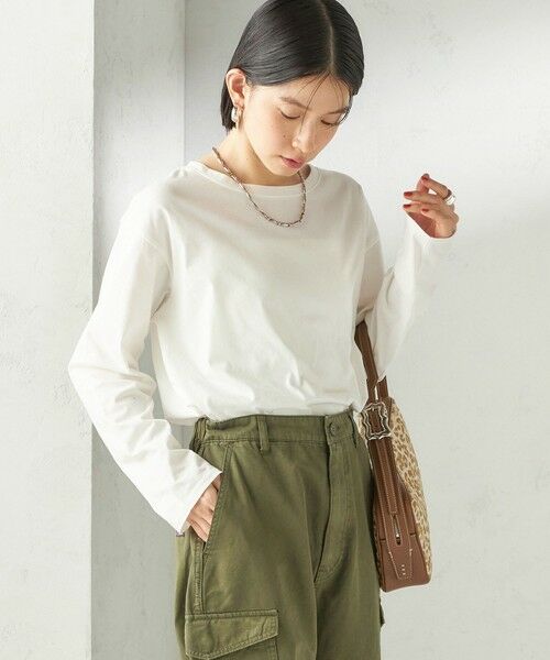 SHIPS / シップス Tシャツ | 《予約》〈洗濯機可能〉オーガニックコットン ロング スリーブ TEE | 詳細7