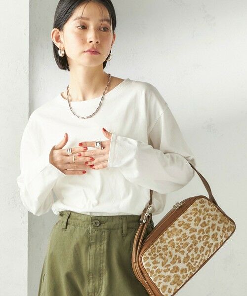 SHIPS / シップス Tシャツ | 《予約》〈洗濯機可能〉オーガニックコットン ロング スリーブ TEE(オフホワイト)