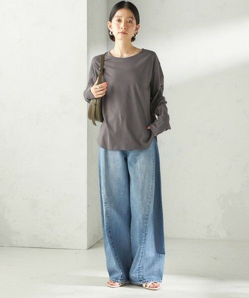 SHIPS / シップス Tシャツ | 《予約》〈洗濯機可能〉オーガニックコットン ロング スリーブ TEE | 詳細21