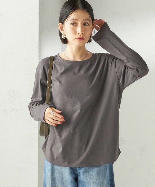 SHIPS / シップス Tシャツ | 《予約》〈洗濯機可能〉オーガニックコットン ロング スリーブ TEE | 詳細24