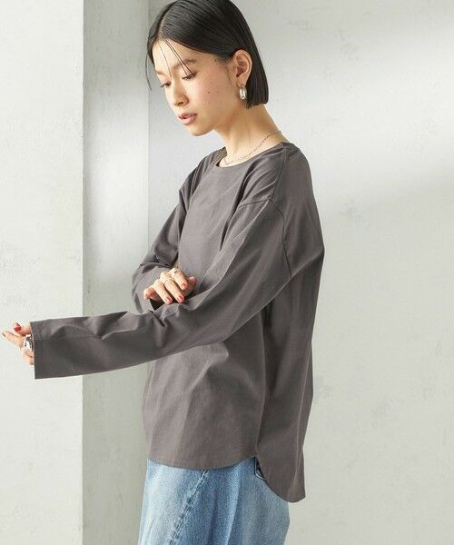 SHIPS / シップス Tシャツ | 《予約》〈洗濯機可能〉オーガニックコットン ロング スリーブ TEE | 詳細25