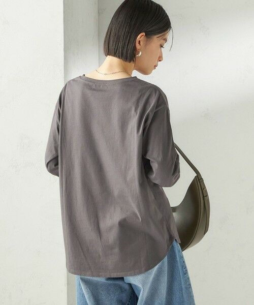 SHIPS / シップス Tシャツ | 《予約》〈洗濯機可能〉オーガニックコットン ロング スリーブ TEE | 詳細26