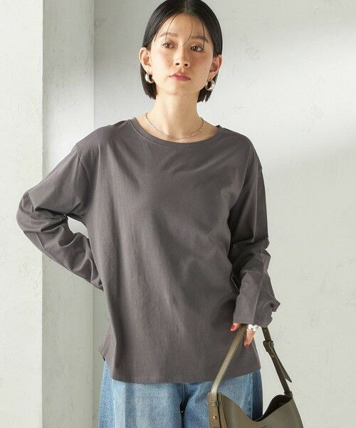 SHIPS / シップス Tシャツ | 《予約》〈洗濯機可能〉オーガニックコットン ロング スリーブ TEE | 詳細27